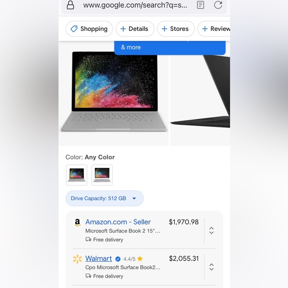 Microsoft Surface Book 2 i7 16gb ram 512gb ssd Nvidia gpu - Picture 3 of 3